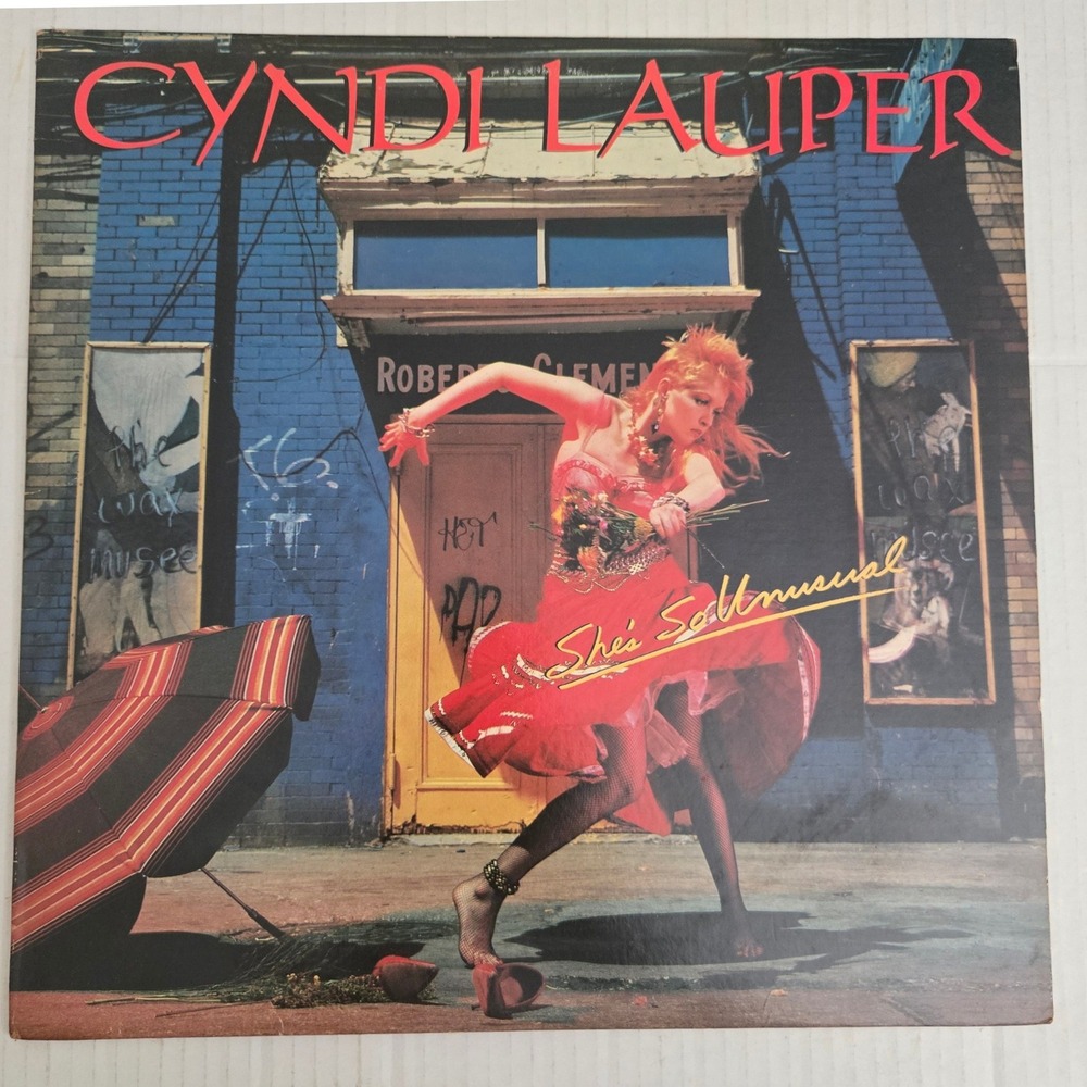 Cyndi Lauper Shes So Unusual Vinyl LP 1983 Original Pressing Inner Sleeve VG+
